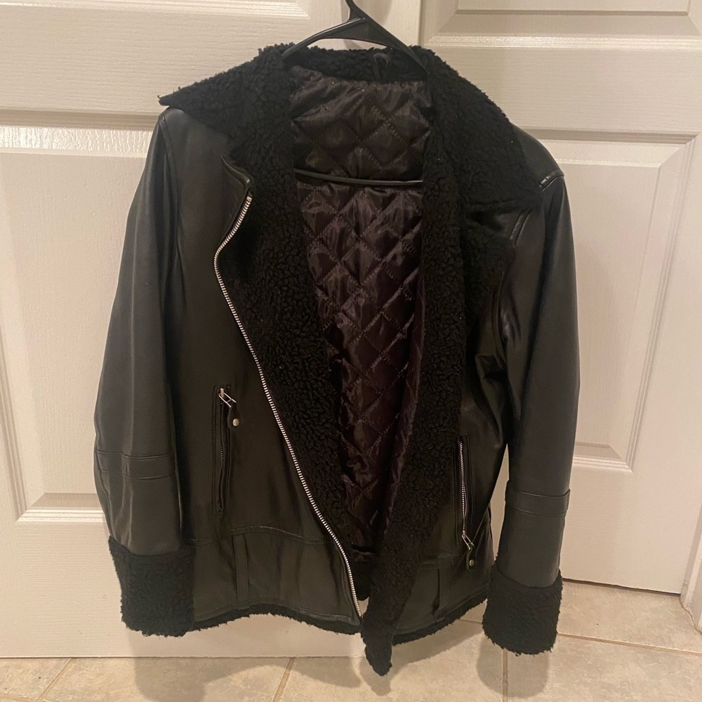 Ladies Shearing Biker Style Ladies Jacket